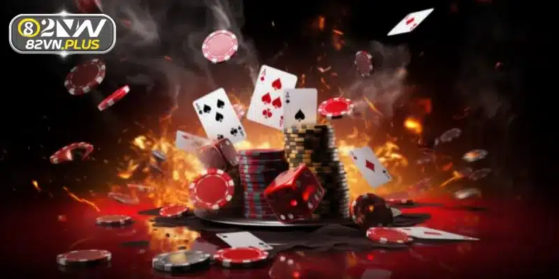 Liên kết ba quân bài chung trên bàn đấu